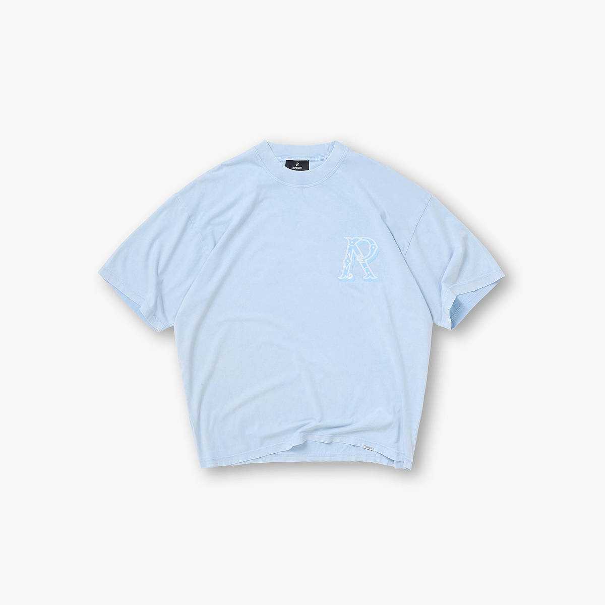 Western Initial T-Shirt - Mountain Blue