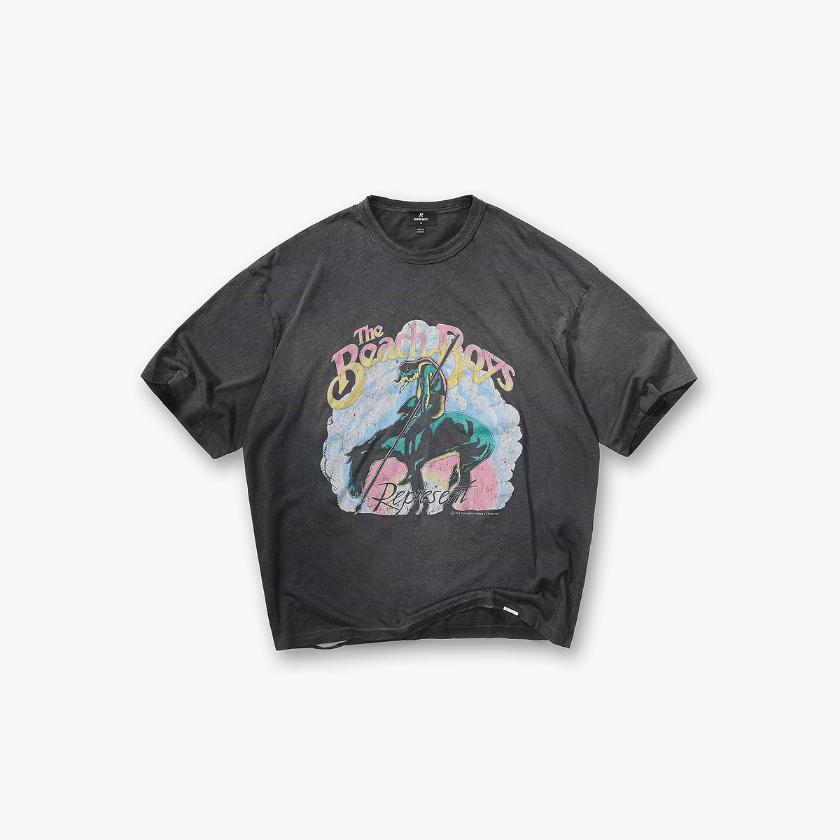 Represent x Beach Boys Endless Summer T-Shirt - Stained Black