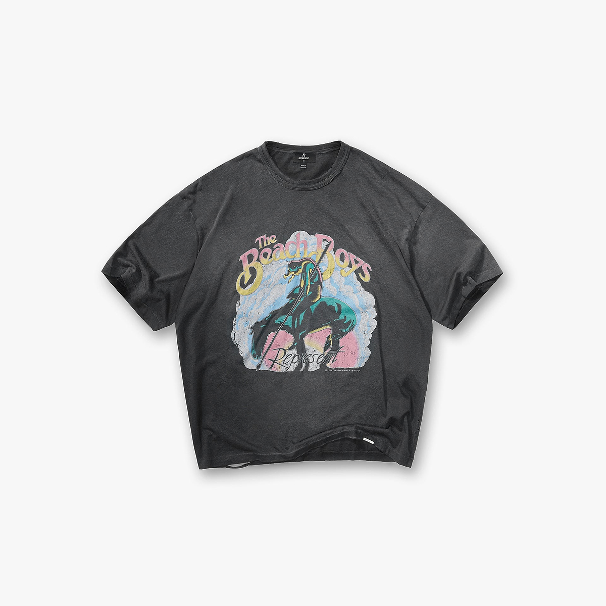 Represent x Beach Boys Endless Summer T-Shirt - Stained Black