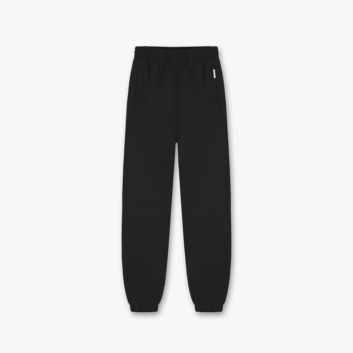 Initial Cuffed Sweatpant - Black
