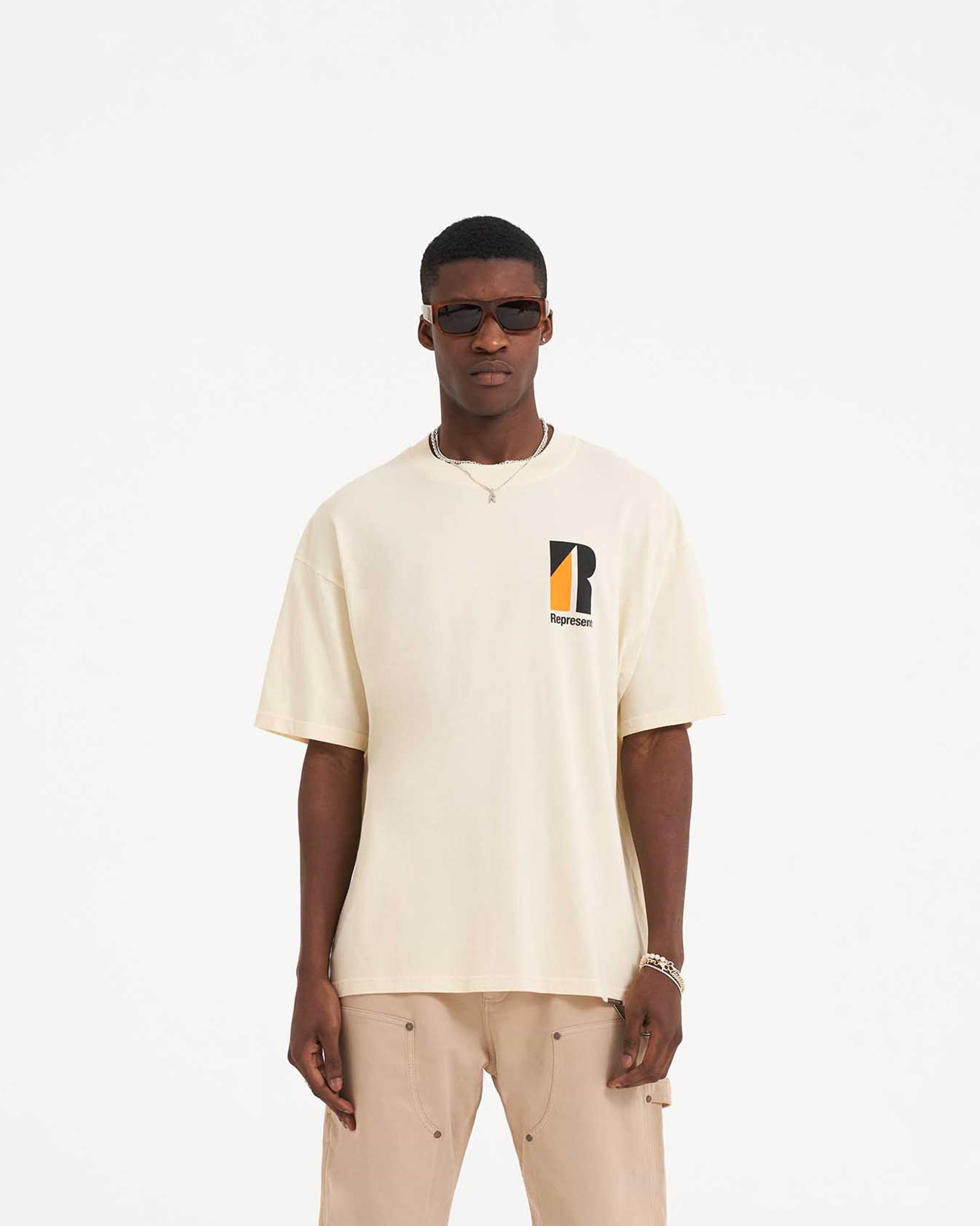 Decade Of Speed T-Shirt | Cream T-Shirts SS23 | Represent Clo