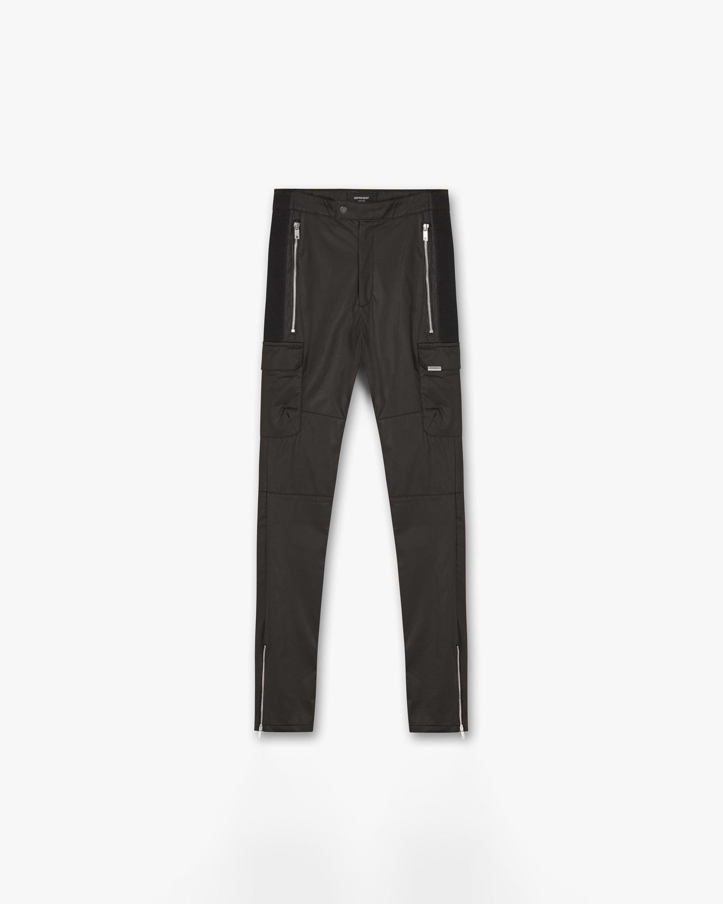 Leather Military Pant - Brown