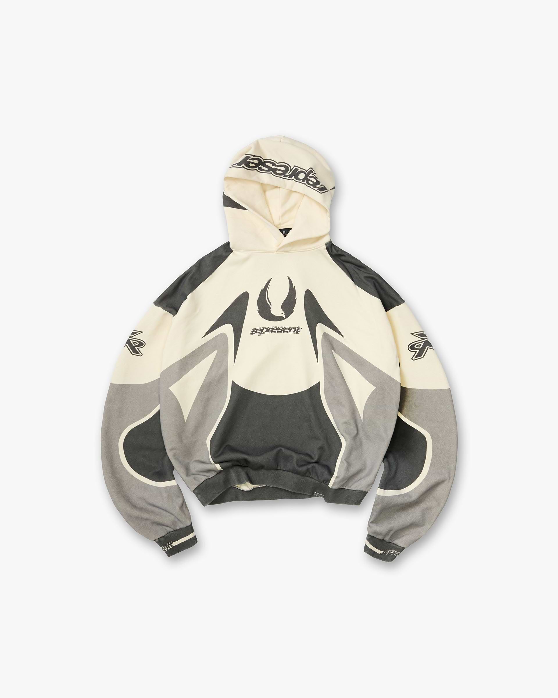 Represent X Belstaff Racing Hoodie - Dark Grey