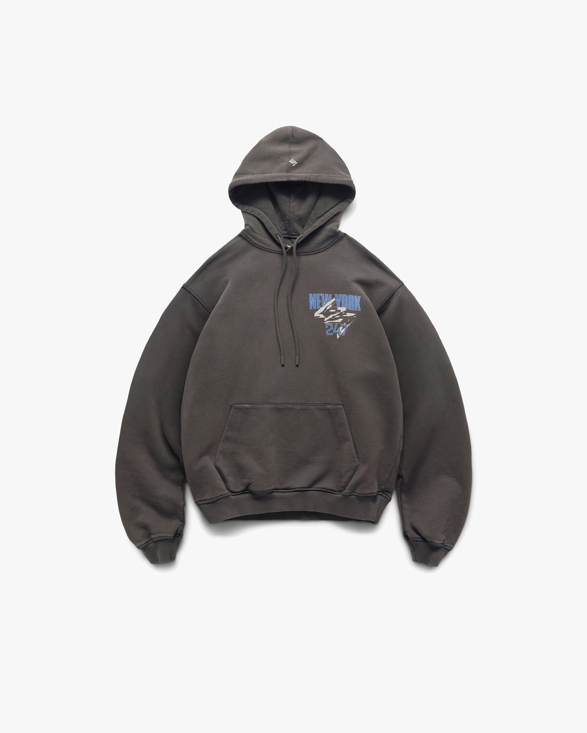247 New York Hoodie - Washed Grey - Packshot