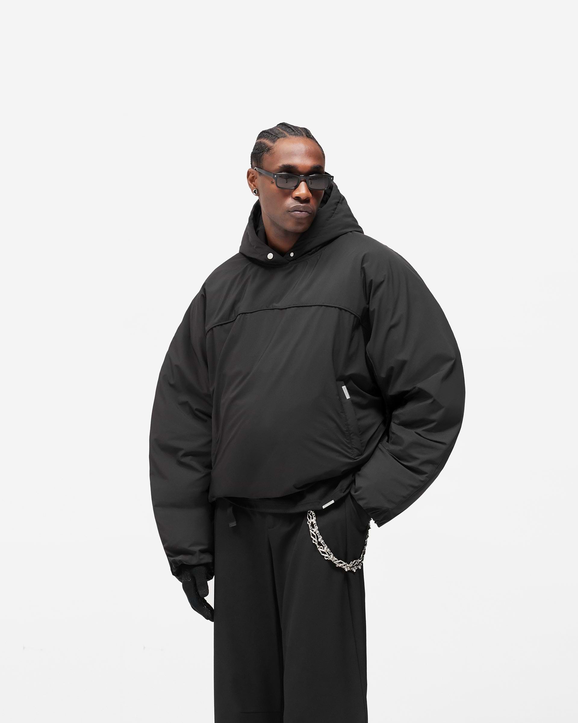 Arch Pullover Puffer - Jet Black