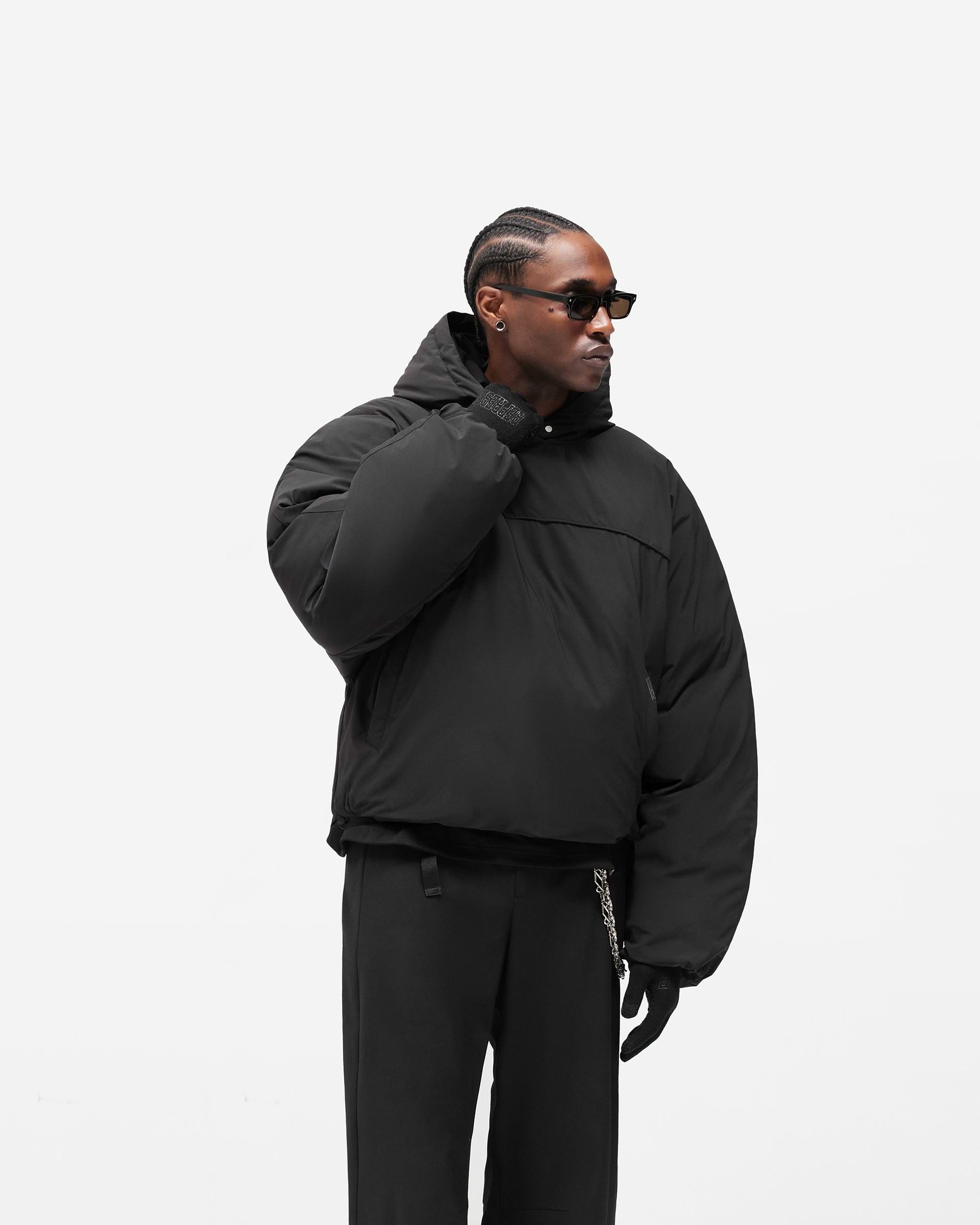 Arch Pullover Puffer - Jet Black