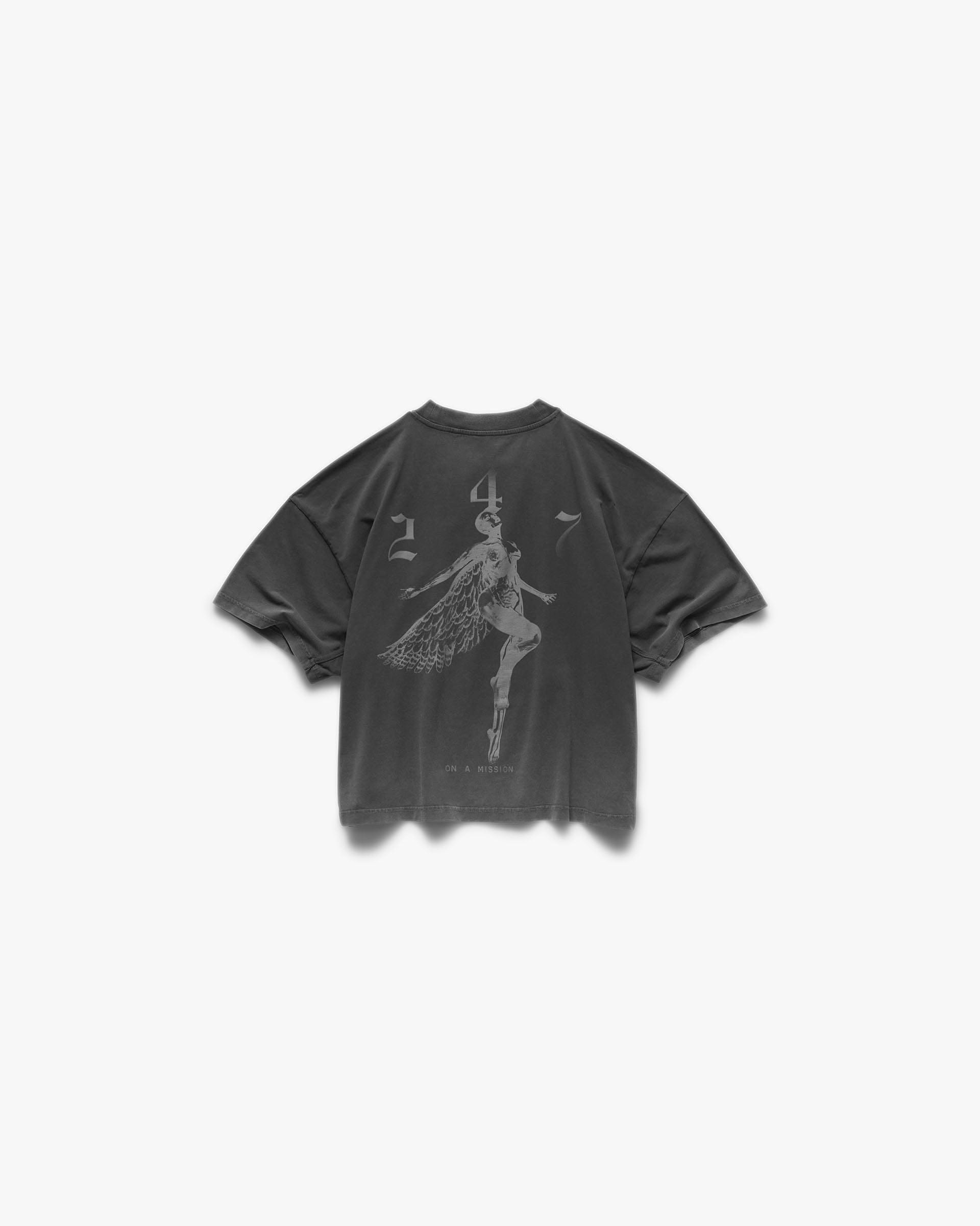 247 Fallen Angel T-Shirt - Vintage Black