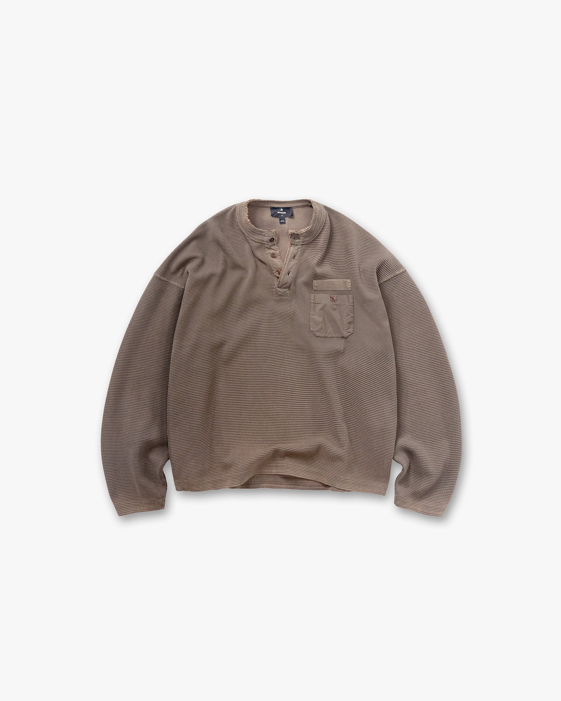 Heavyweight Henley Sweater - Vintage Falcon
