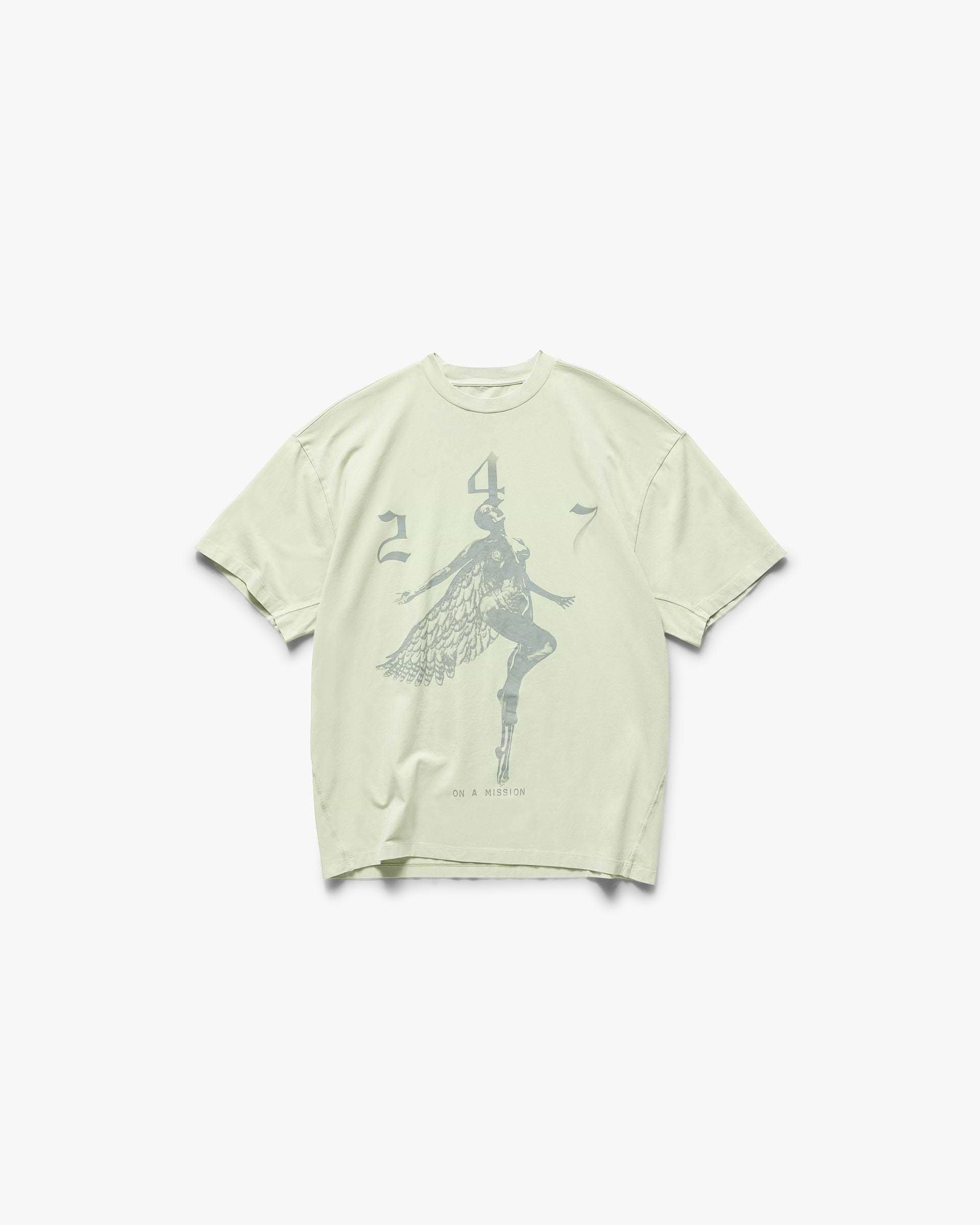 247 Fallen Angel Graphic T-Shirt - Fern