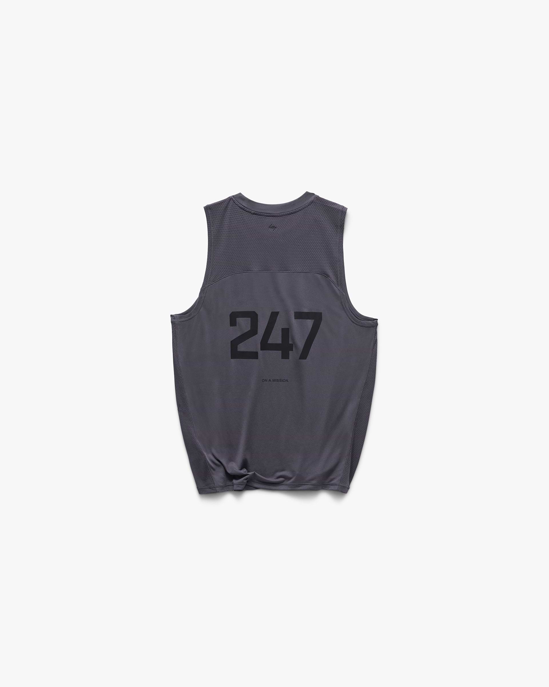 247 Numbers Tank - Graphene