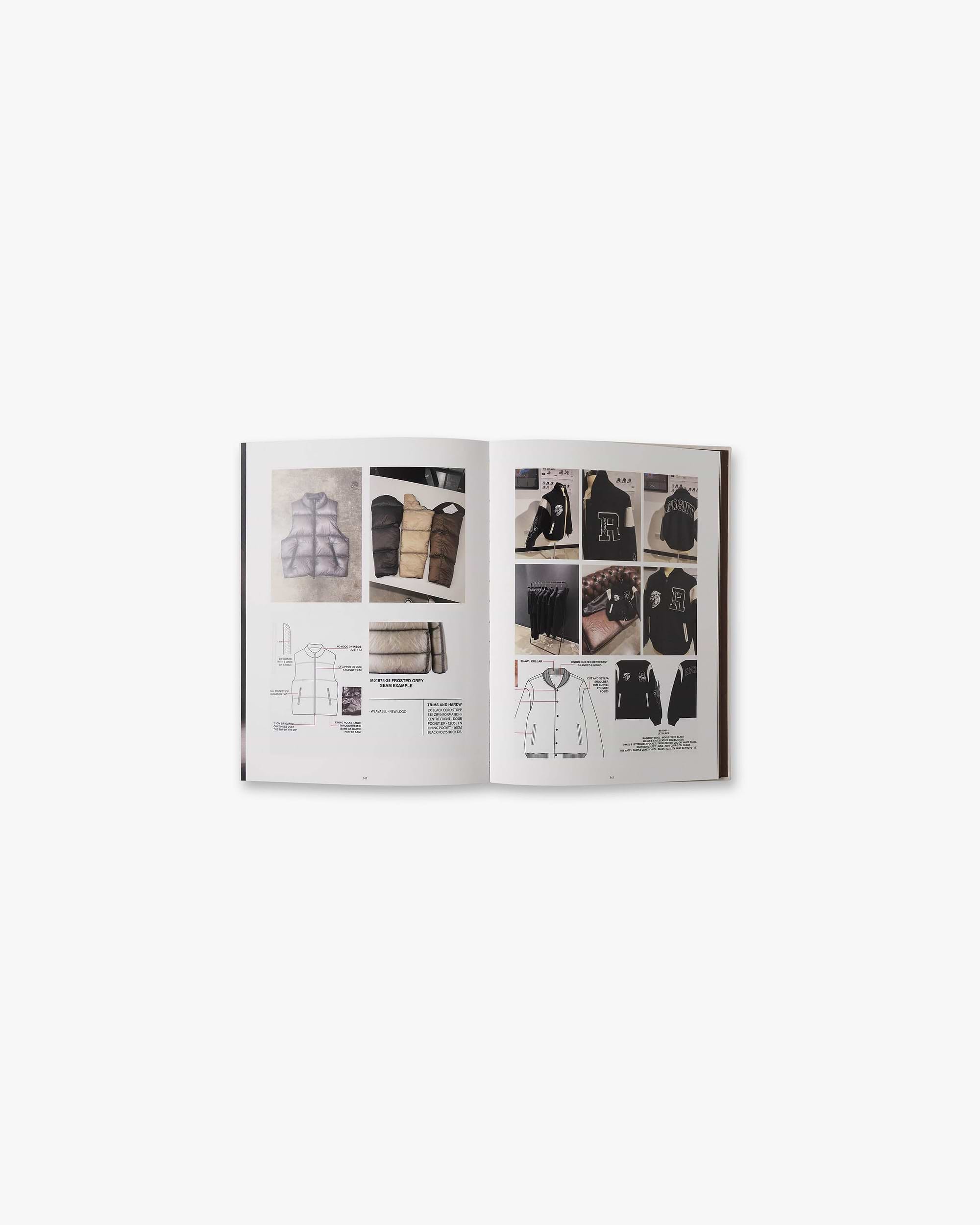 Back product image of a book on a plain white background | A Decade Of Dedication Book - Extended Edition | 360-page anniversary book | SS22 Accessories | Represent Clo