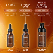 Pot de C-Tetra Cream (3% de vitamine C) pour les débutants en vitamine C ou ceux souhaitant une texture hydratante.