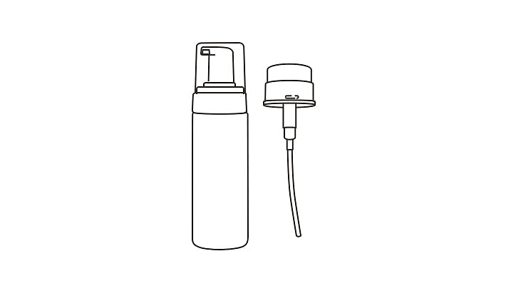 Remove pumps from plastic bottles.