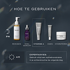 en HOW TO LAYER-diagram voor een avondlijke skincare-routine toont de volgende stappen:
Cleanse met Medik8 Lipid-Balance Cleansing Oil, Target met Liquid Peptides, Vitamin A met Medik8 Crystal Retinal, Eyes met Medik8 Crystal Retinal Ceramide Eye, en Moisturise met Medik8 Advanced Night Restore.
