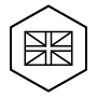 Oficjalne logo B Corp – wielka litera „B” w okręgu z podkreśleniem – przedstawione obok minimalistycznej plakietki marki Medik8 z napisem „B CORP CERTIFIED”.