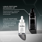 Porównanie produktów: Liquid Peptides Advanced MP zapewnia zaawansowaną redukcję widoczności głębokich zmarszczek, natomiast Liquid Peptides widocznie wypełnia i wygładza pierwsze oznaki starzenia się skóry.