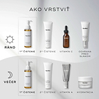 Infografika „How to Layer“ zobrazuje porovnanie AM a PM rutiny starostlivosti o pleť. Lipid-Balance Cleansing Oil je zvýraznený ako prvý krok čistenia (1st Cleanse) v oboch rutinách, po ktorom nasleduje druhé čistenie, séra a hydratačný krém.
