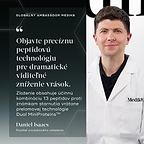Citát od Daniel Isaacs, Riaditeľ produktového oddelenia a Globálny ambasádor Medik8: „Objavte precíznu peptidovú technológiu pre dramatické viditeľné zníženie vrások. Zloženie obsahuje účinnú kombináciu 13 peptidov proti známkam starnutia vrátane prelomovej technológie Dual MiniProteins™.“