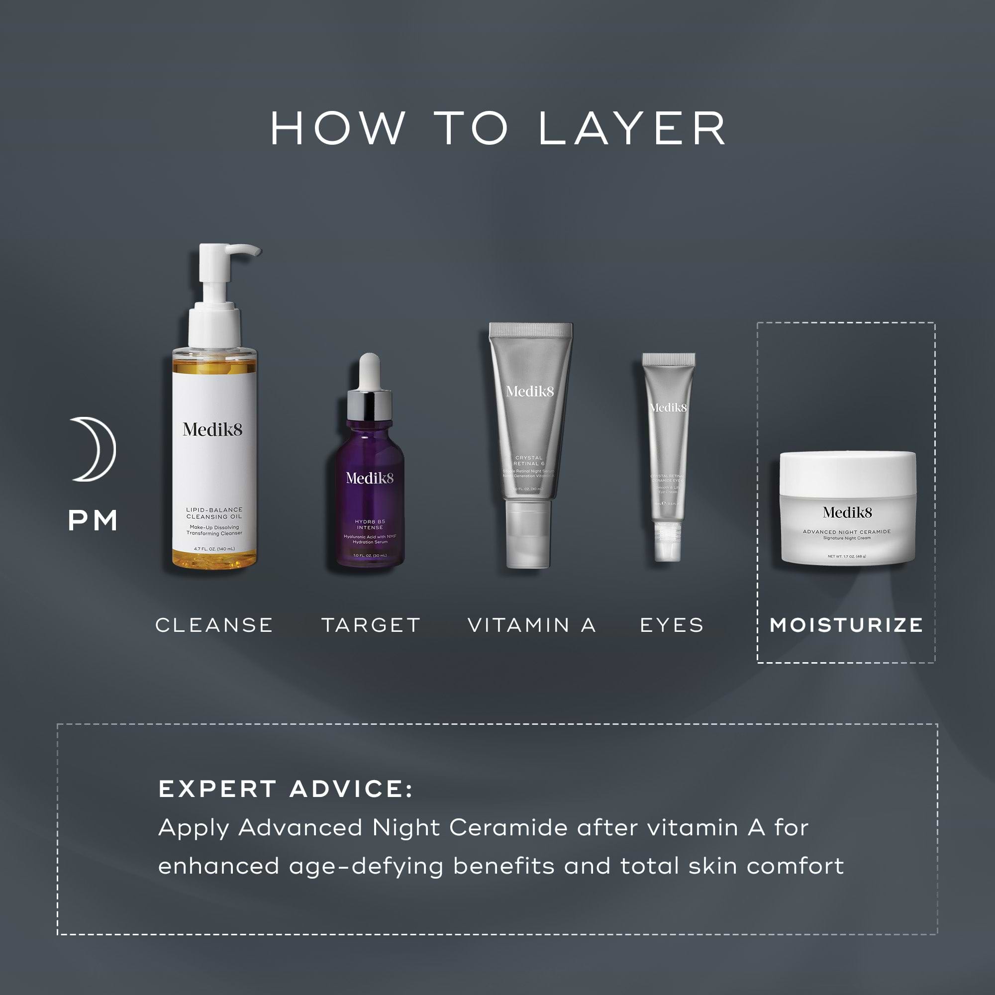 Advanced Night Ceramide Moisturizing Cream – Medik8-US Advanced Night Ceramide Moisturizing Cream – Medik8-US