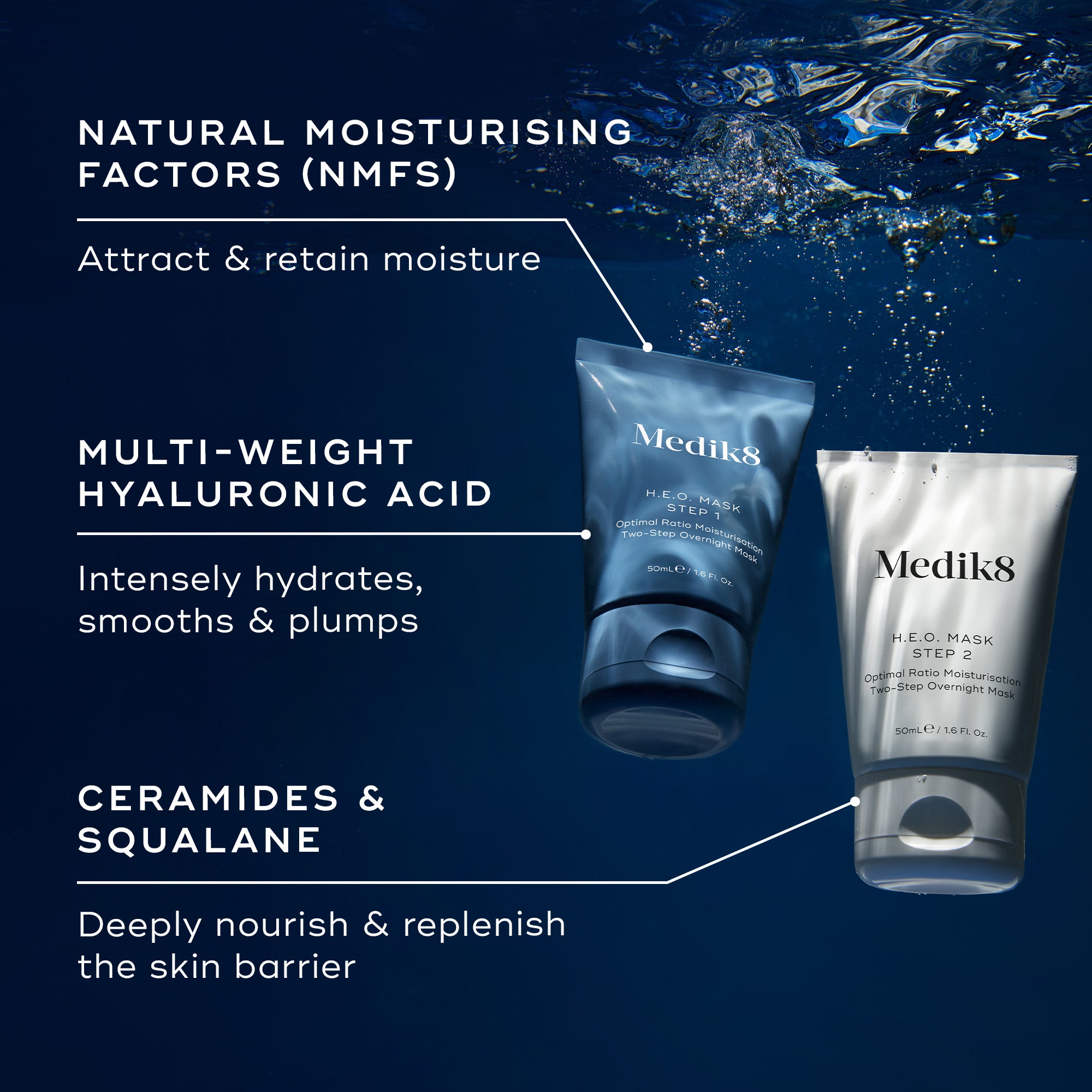 H.E.O.® Mask - Two Step Hydrating Overnight Mask – Medik8