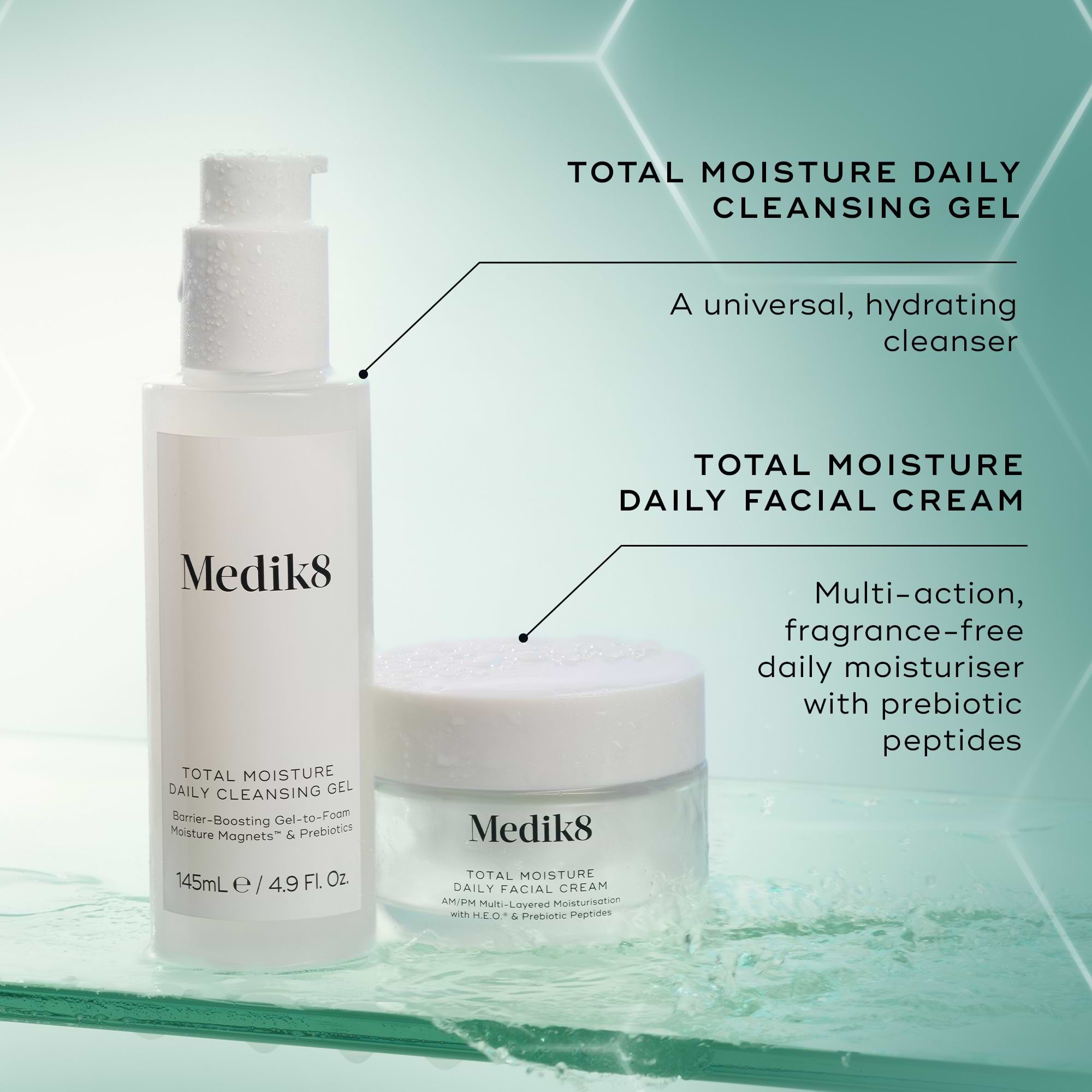 Total Moisture Daily Cleansing Gel | Hydrating Cleanser – Medik8